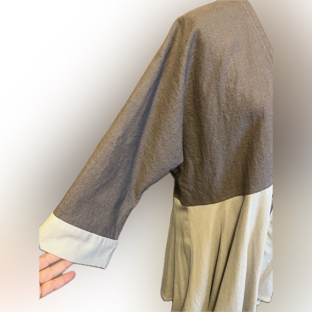 Handmade Color-Block Kimono Jacket size OS - Picture 5 of 14